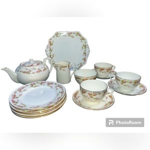 Hammersley Co.15 piece set vtg very old tea set 1930’s